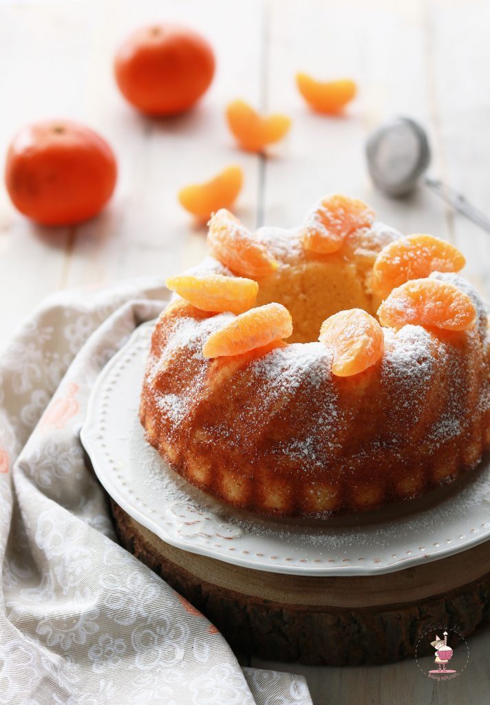 Ciambella al succo di mandarino, senza zucchero, glutine e lattosio