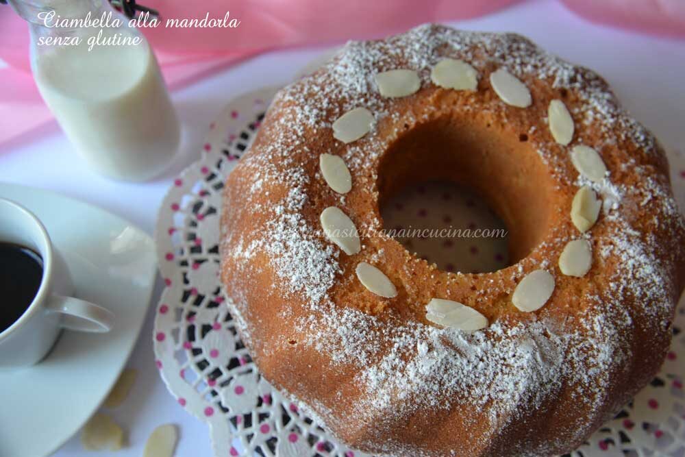 Ciambella alla mandorla senza glutine