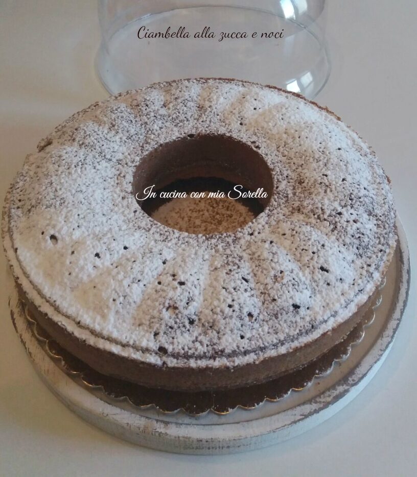 Ciambella alla zucca e noci