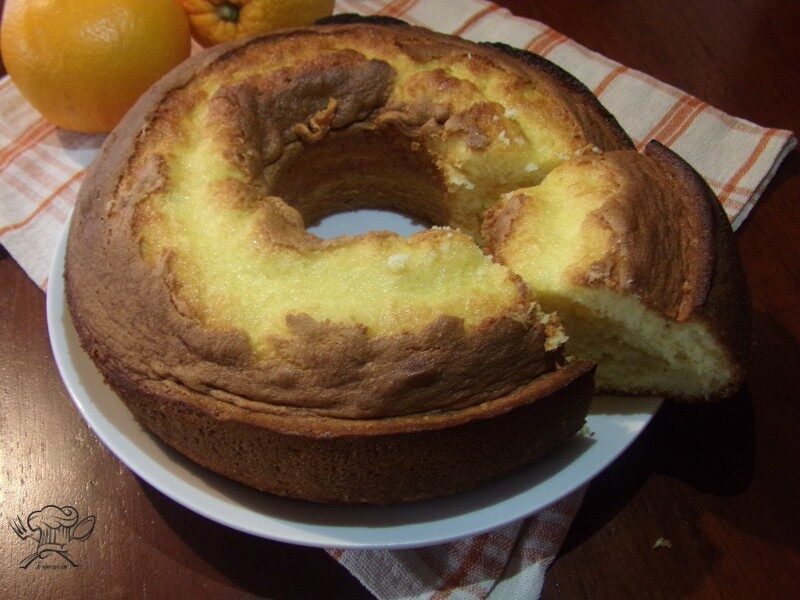 Ciambella all’arancia con e senza bimby
