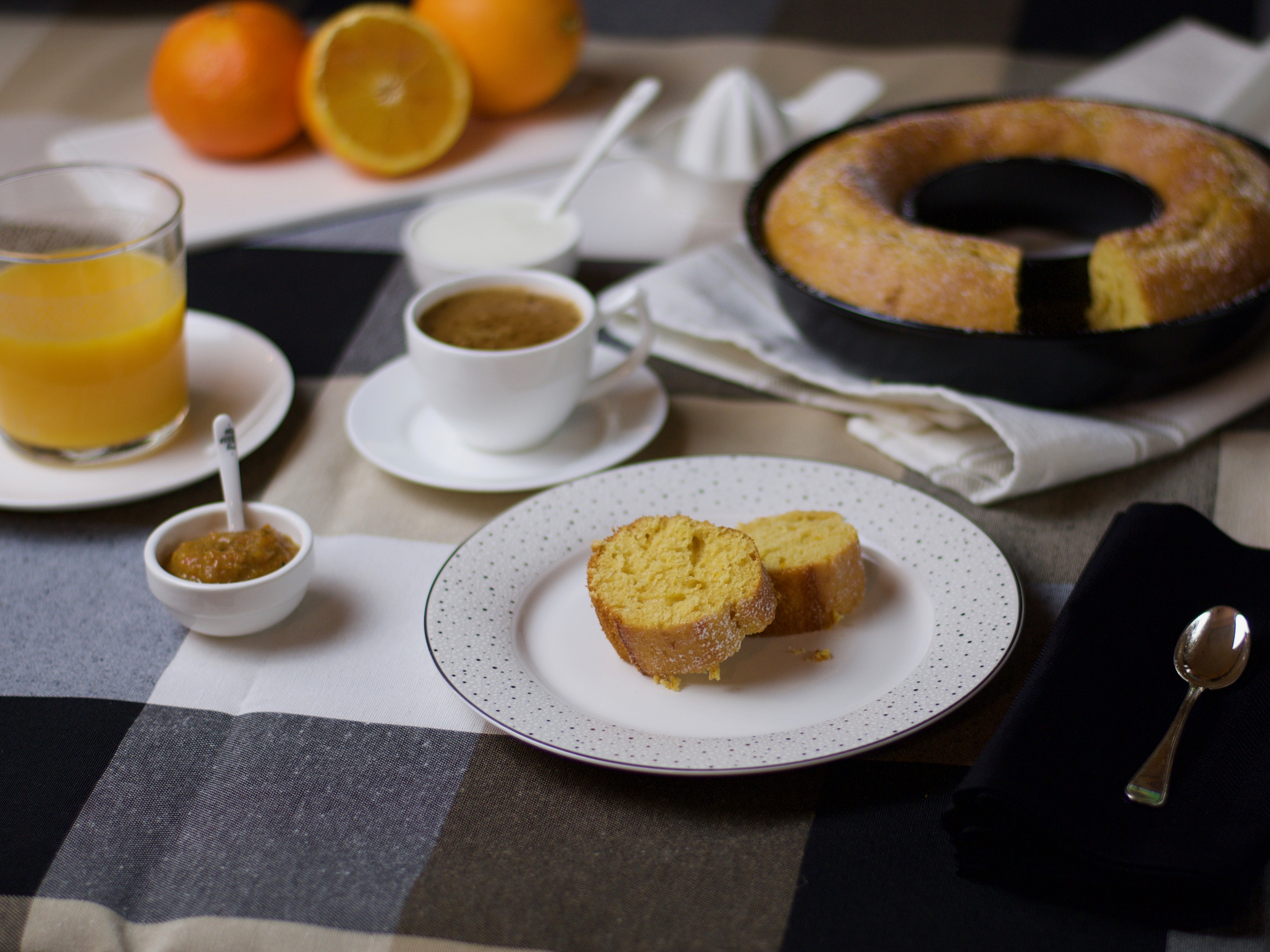 Ciambella all’arancia e kefir