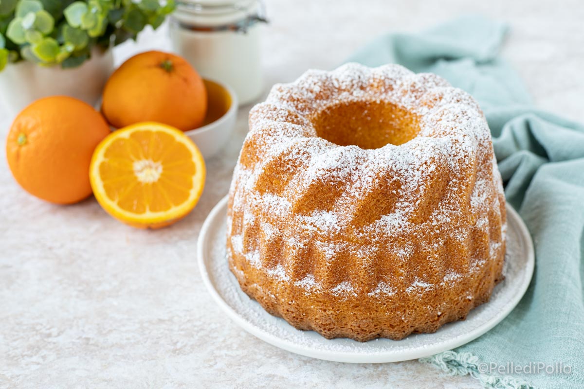 Ciambella all’arancia soffice