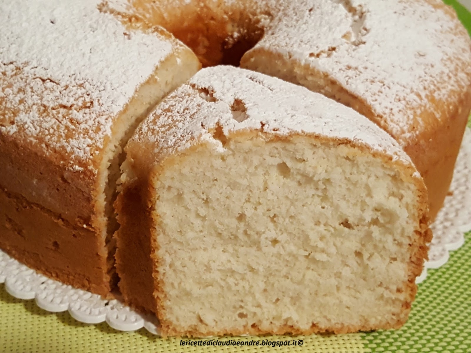 Ciambella all’aroma di arancia con albumi di riciclo