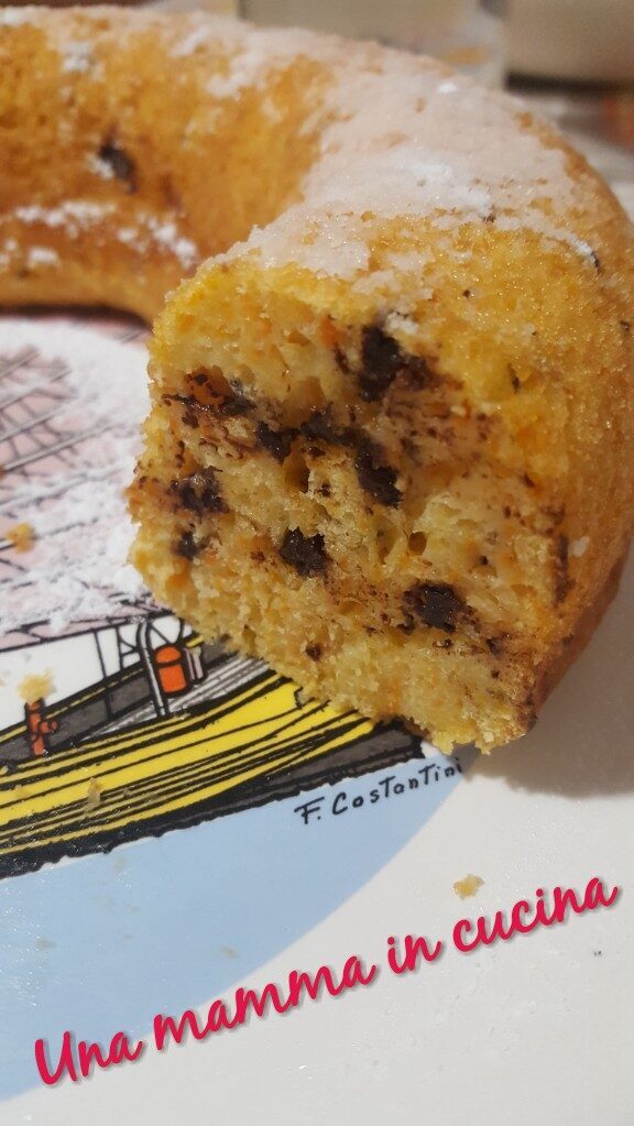 Ciambella alle carote e yogurt greco