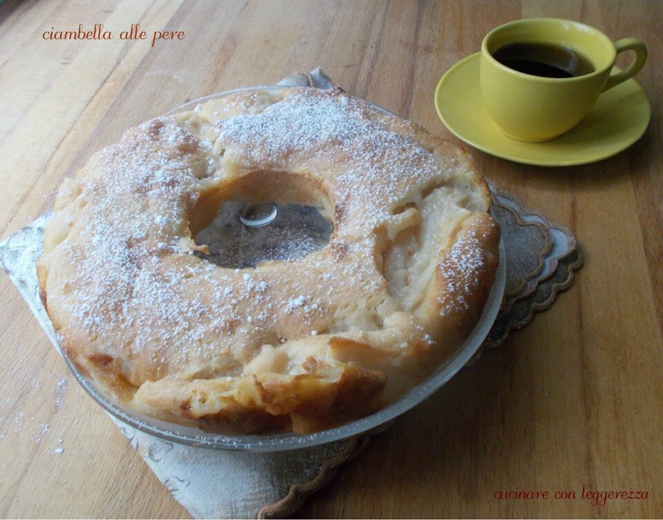 Ciambella alle pere