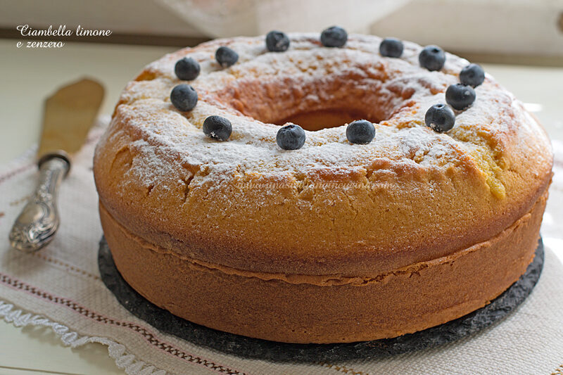 Ciambella allo zenzero e limone