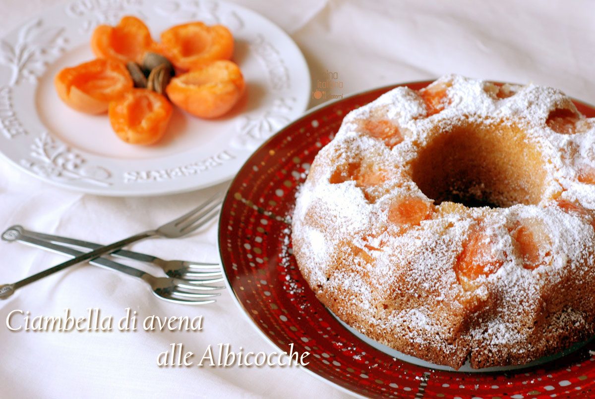 Ciambella di avena alle albicocche