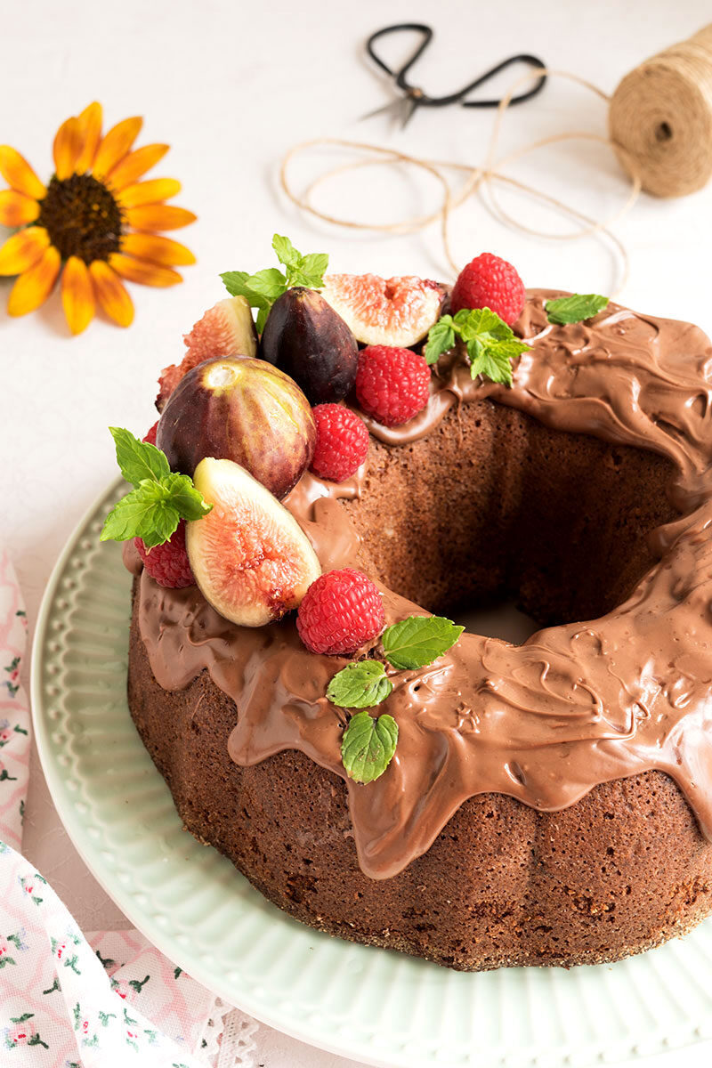 Ciambella di fichi e noci pecan