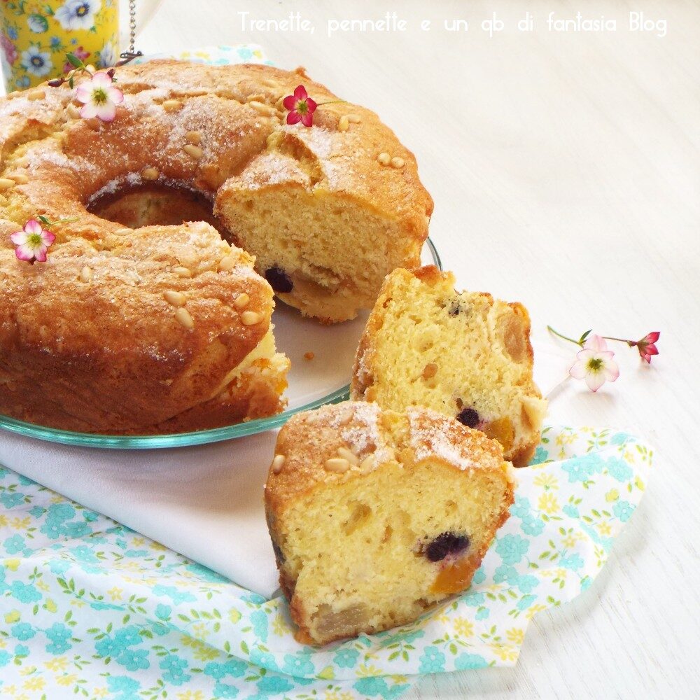 Ciambella di macedonia con mascarpone