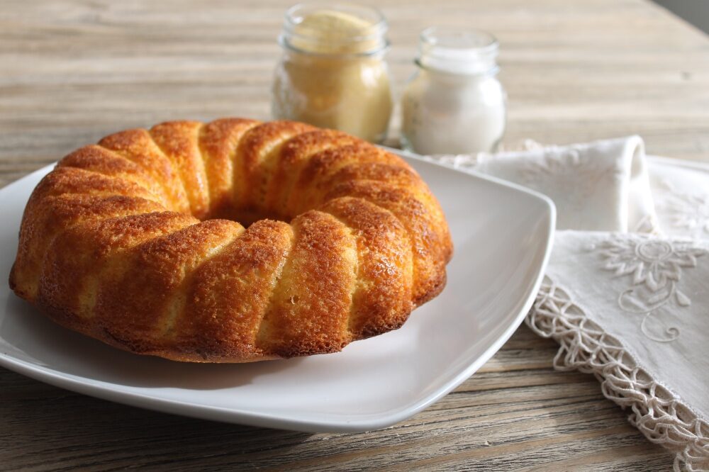 Ciambella di mais alla ricotta