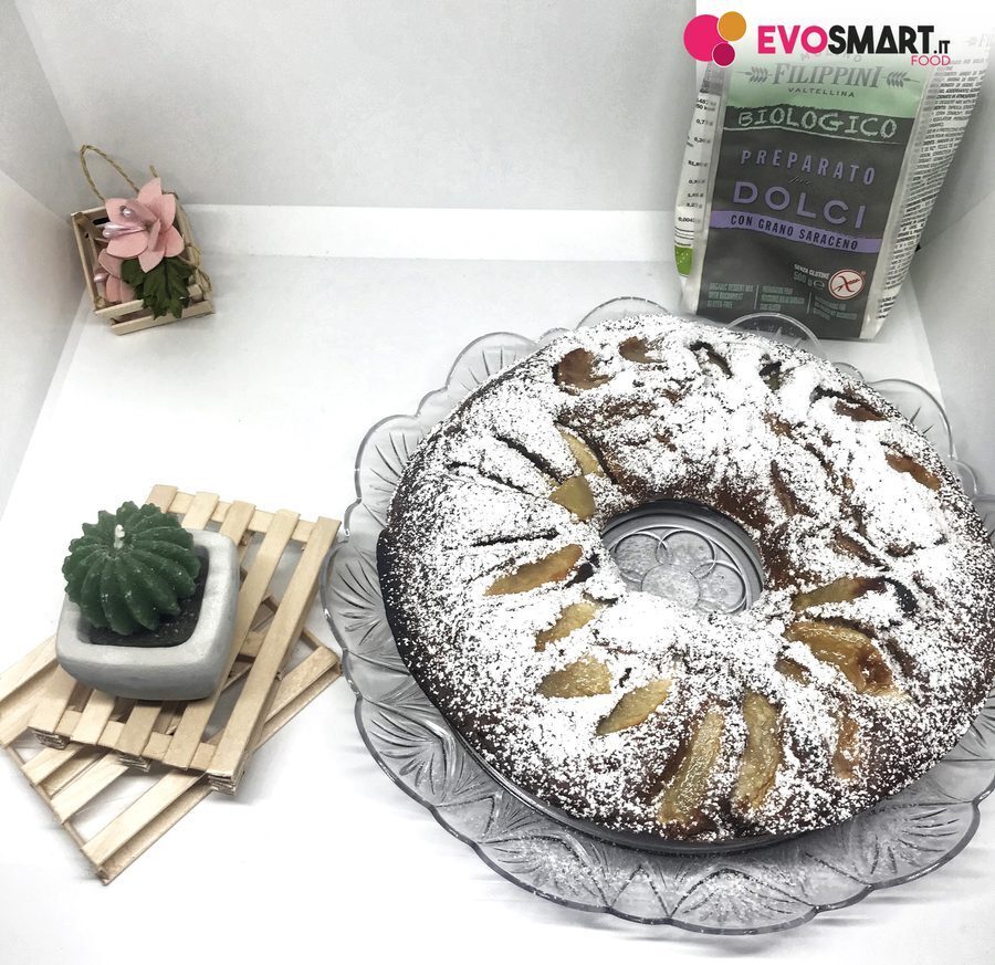 Ciambella di mele e grano saraceno