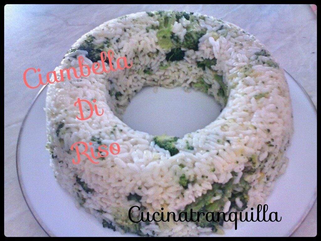 Ciambella di riso…. e broccoli
