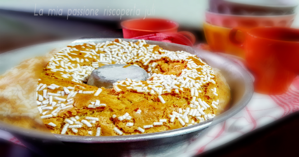 Ciambella e scaglie di zucchero