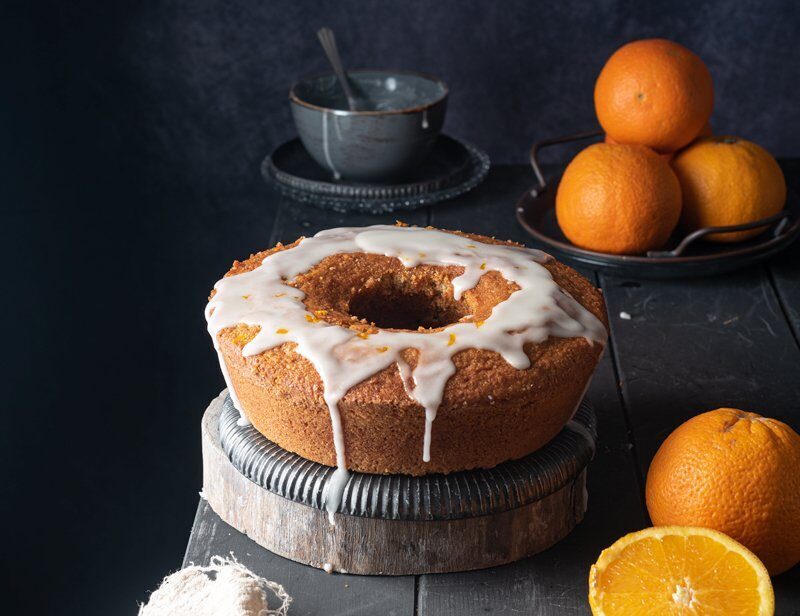 Ciambella integrale arancia e yogurt