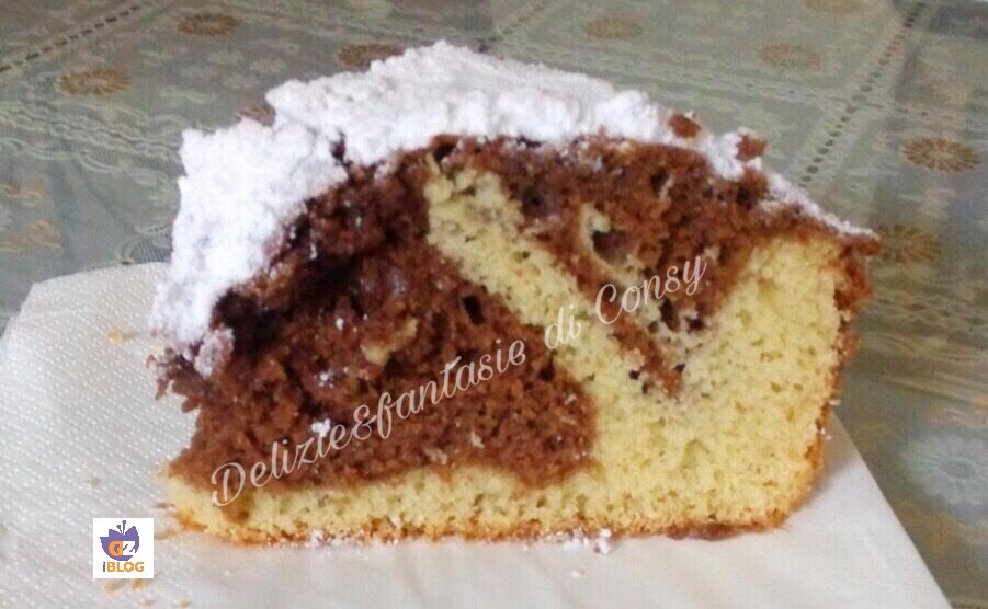 Ciambella marmorizzata notte e giorno