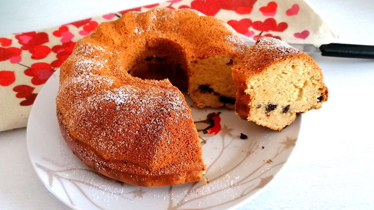 Ciambella mele e burro d’arachidi bimby, golosissima