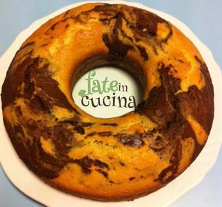 Ciambella morbida bicolore