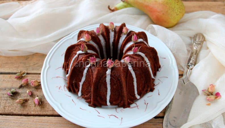 Ciambella pere e zafferano per la festa della mamma