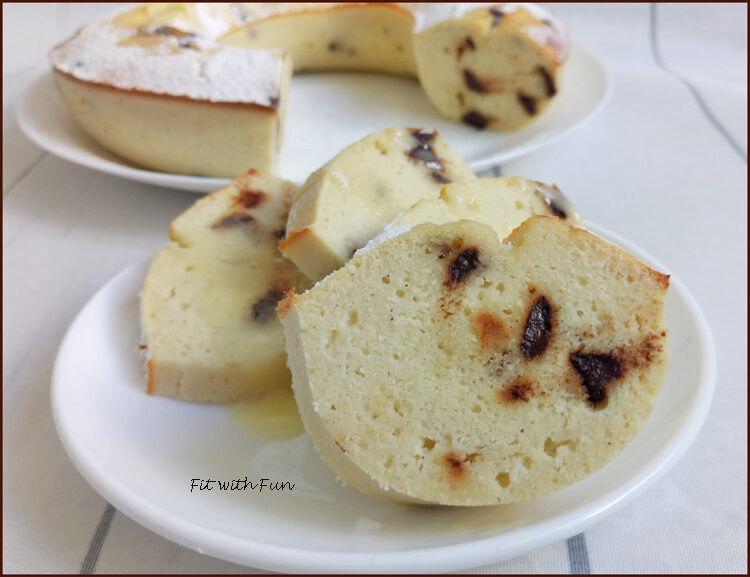 Ciambella ricotta e cioccolato bianco senza glutine