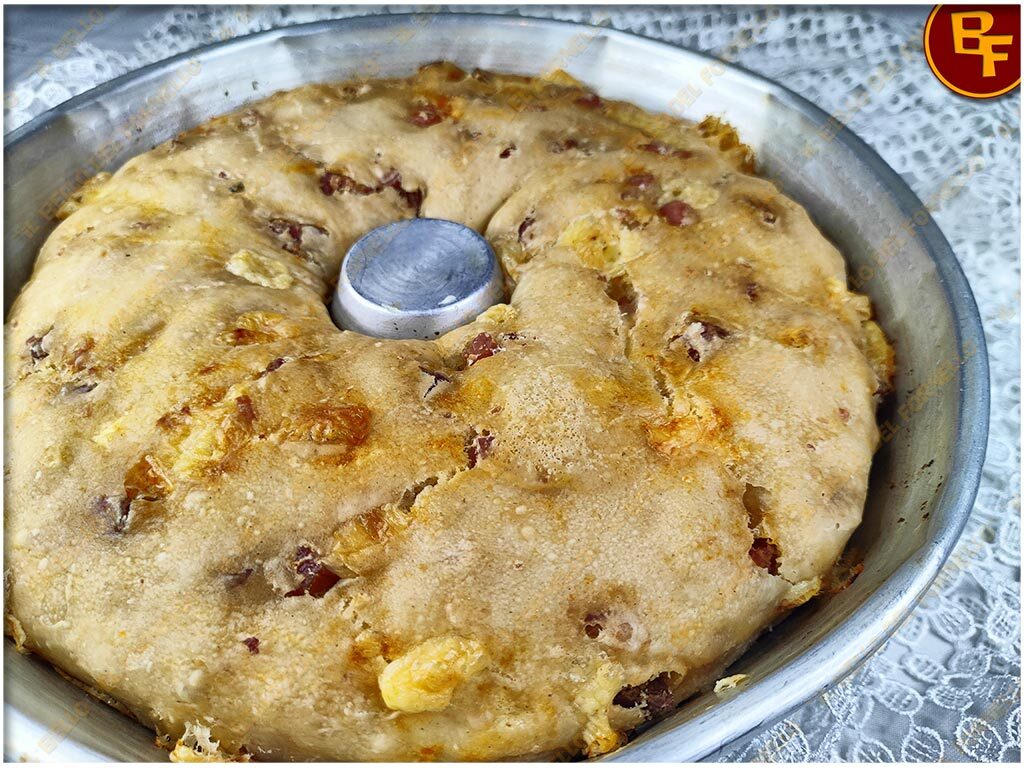 Ciambella rustica ai salumi e formaggio – senza glutine