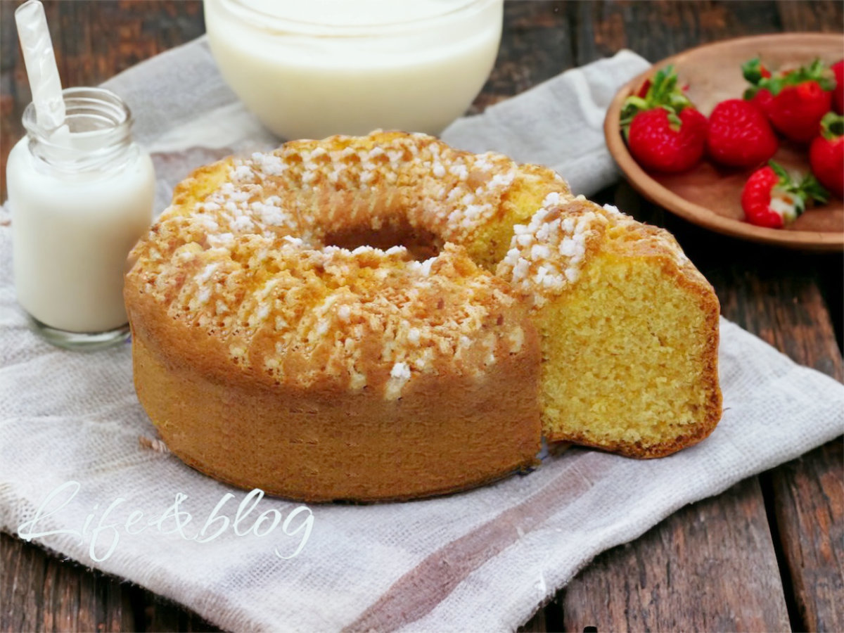 Ciambella soffice la classica ricetta della nonna