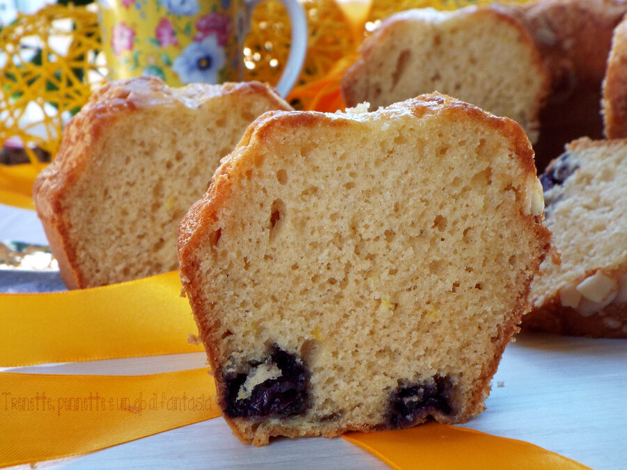 Ciambella soffice succo tropicale e more