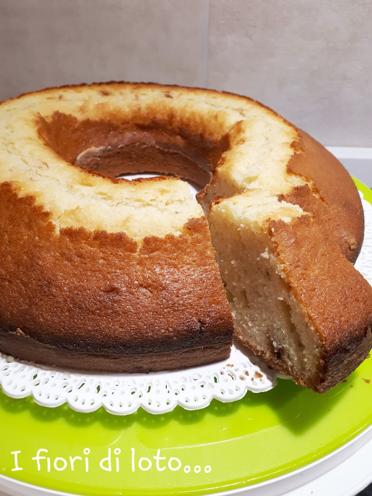 Ciambella yogurt e miele