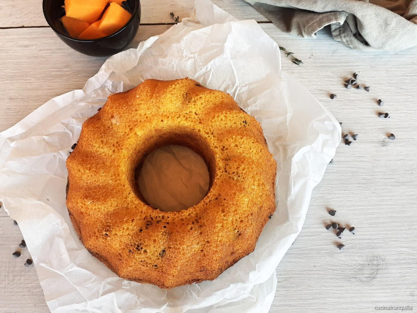 Ciambella zucca e cioccolato