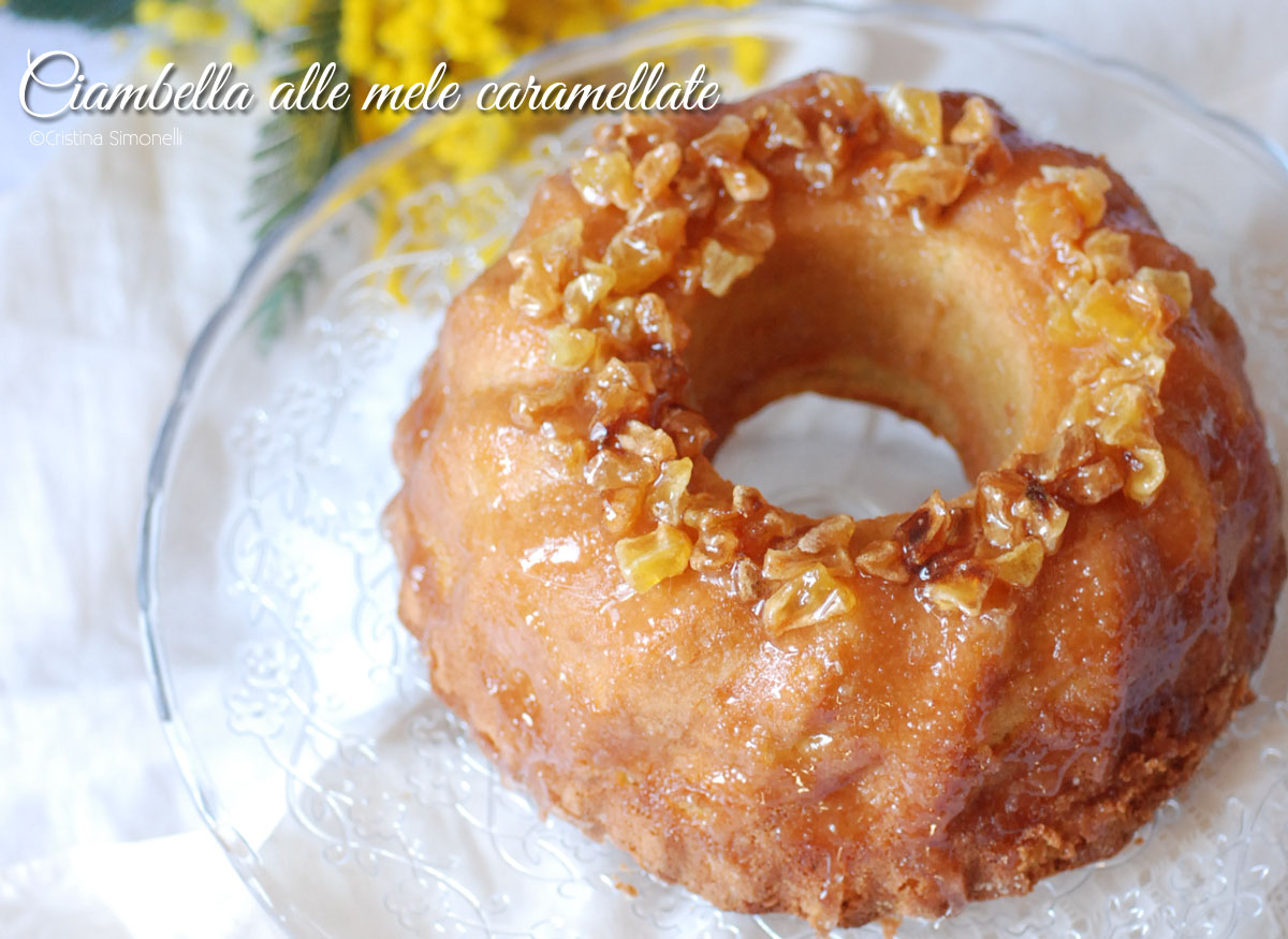 Ciambelle alle mele caramellate con farina di avena