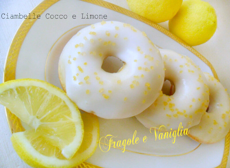 Ciambelle cocco e limone