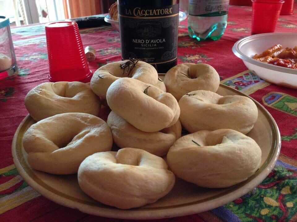 Ciambelle con formaggio