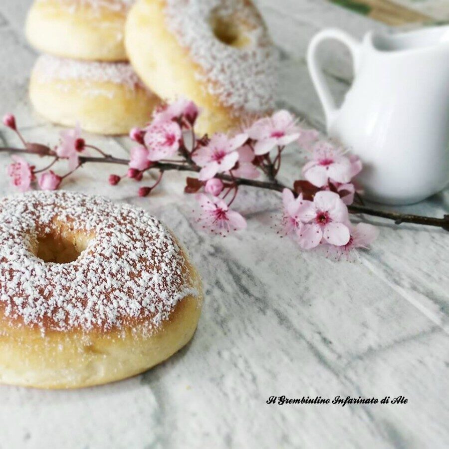 Ciambelle lievitate allo yogurt