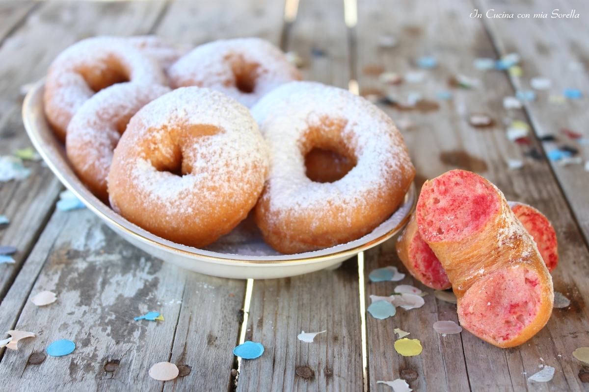 Ciambelle senza lievitazione all’alchermes