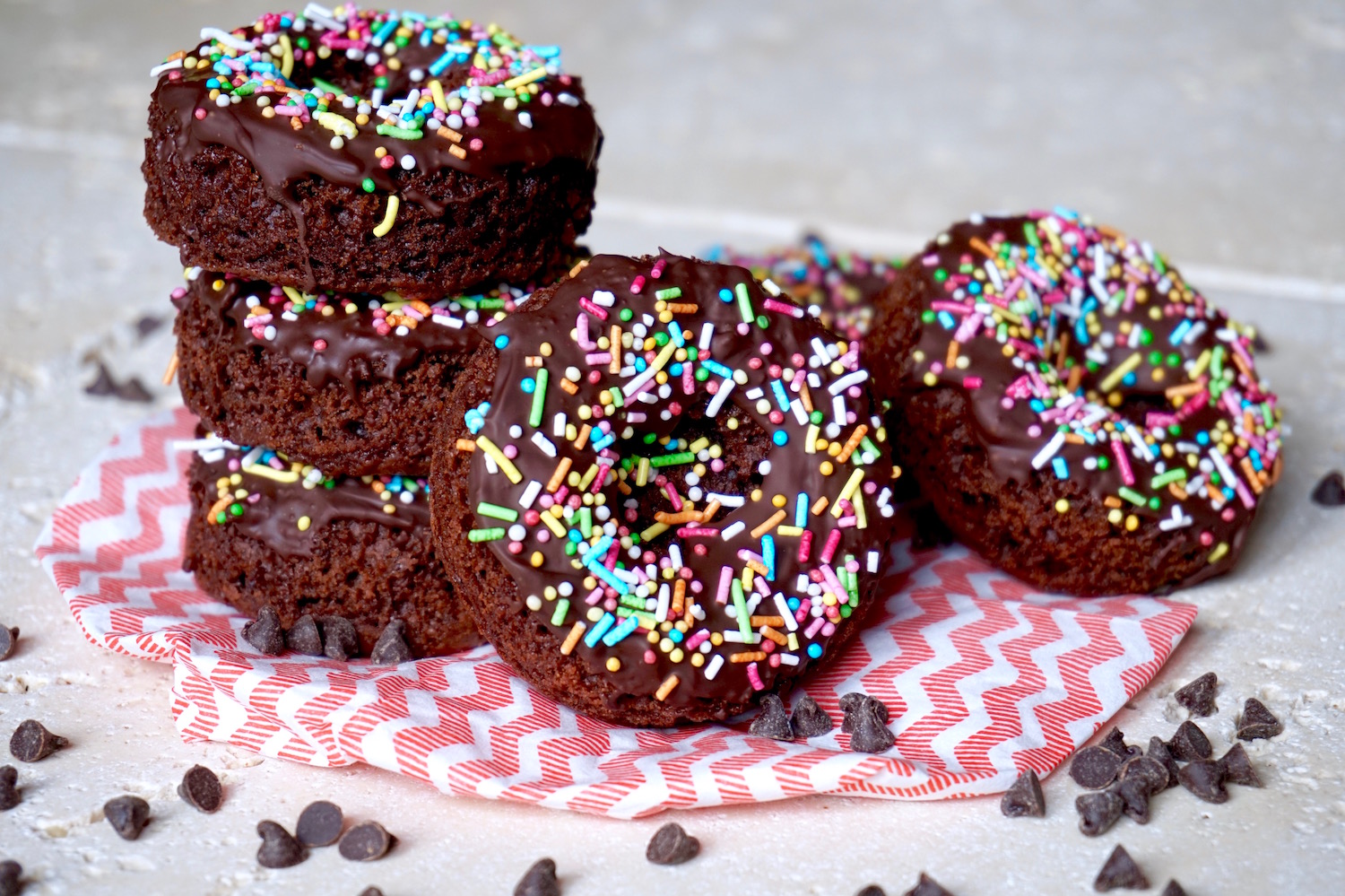 Ciambelline al cioccolato, al forno
