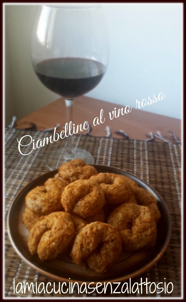 Ciambelline al vino – senza lattosio, senza uova