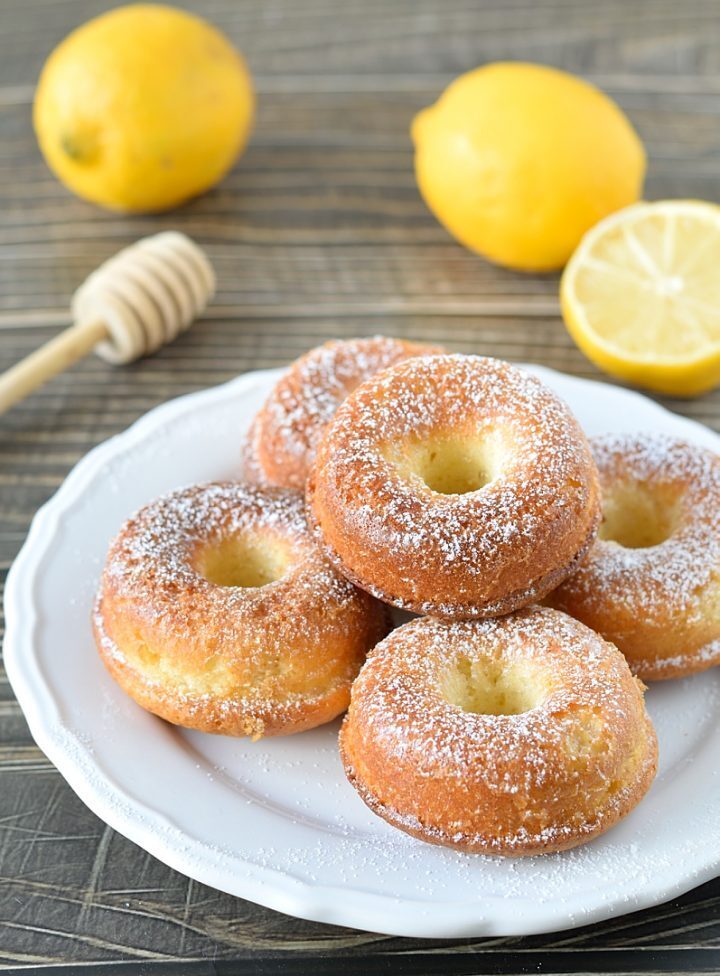 Ciambelline soffici al limone e miele