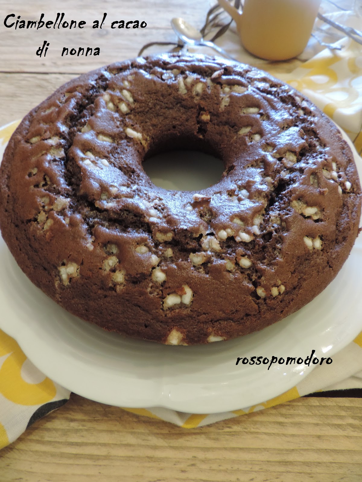 Ciambellone al cacao di nonna