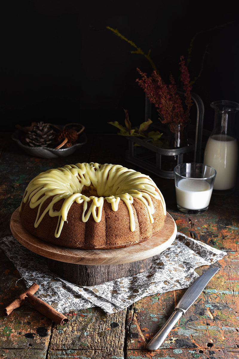 Ciambellone alla zucca con crema di mascarpone