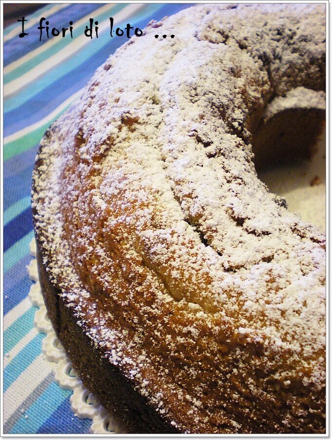 Ciambellone all’acqua (senza lattosio)
