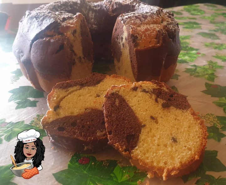 Ciambellone bicolore