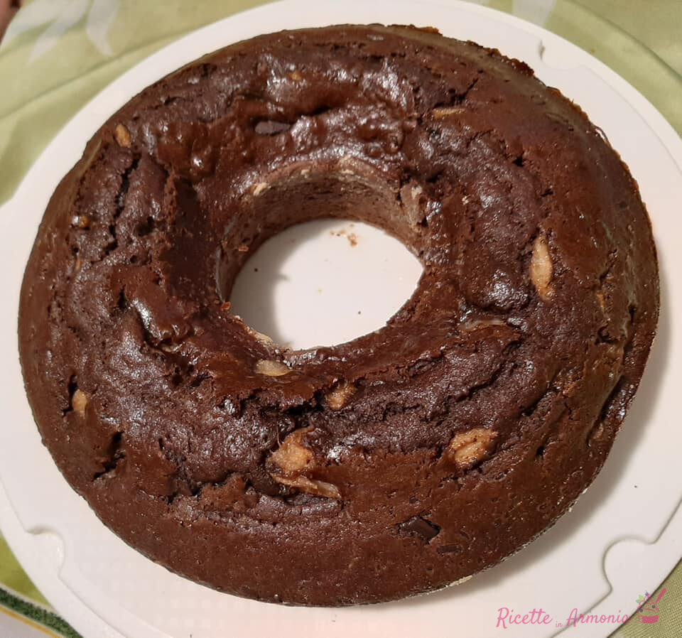 Ciambellone cioccolato e pere