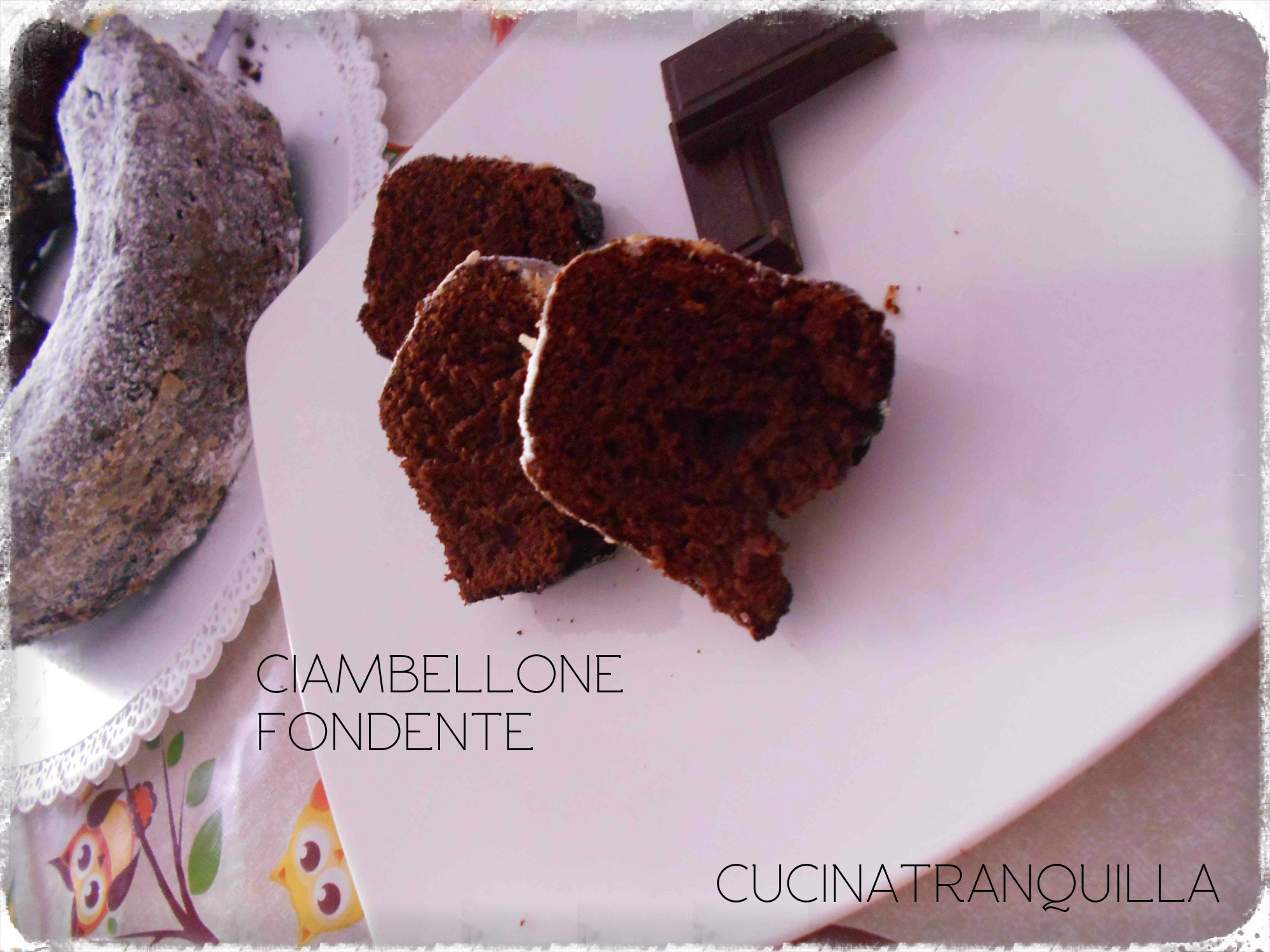 Ciambellone fondente