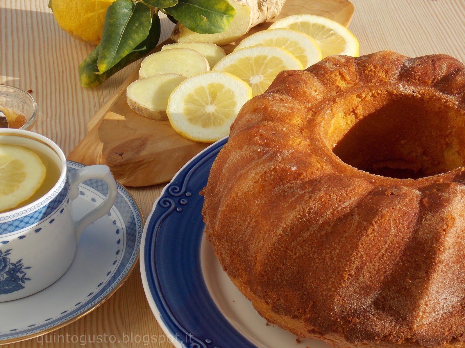 Ciambellone limone e zenzero
