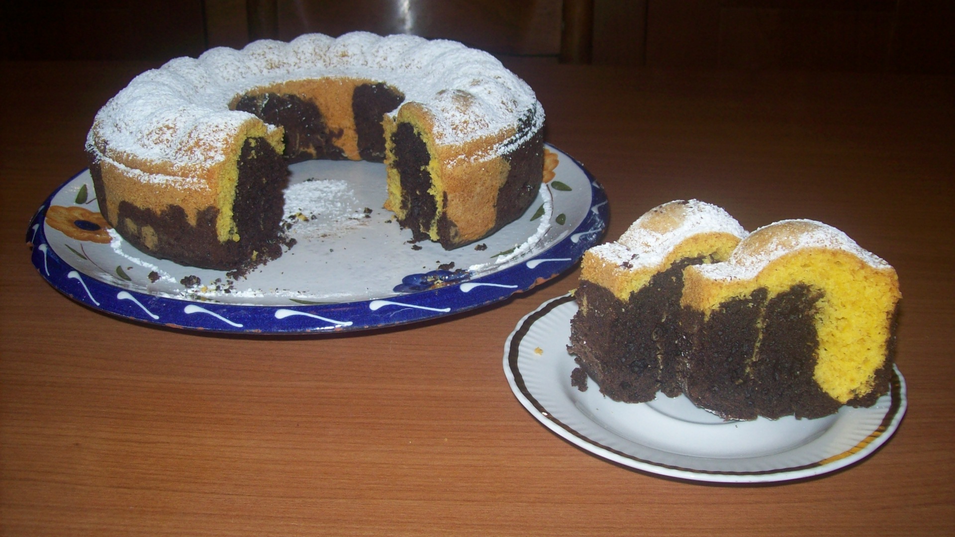 Ciambellone marmorizzato