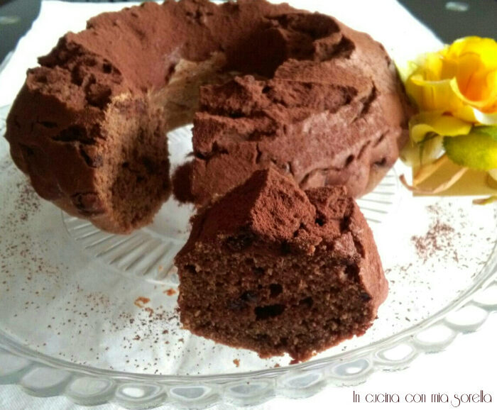 Ciambellone ricotta e cacao ricetta light