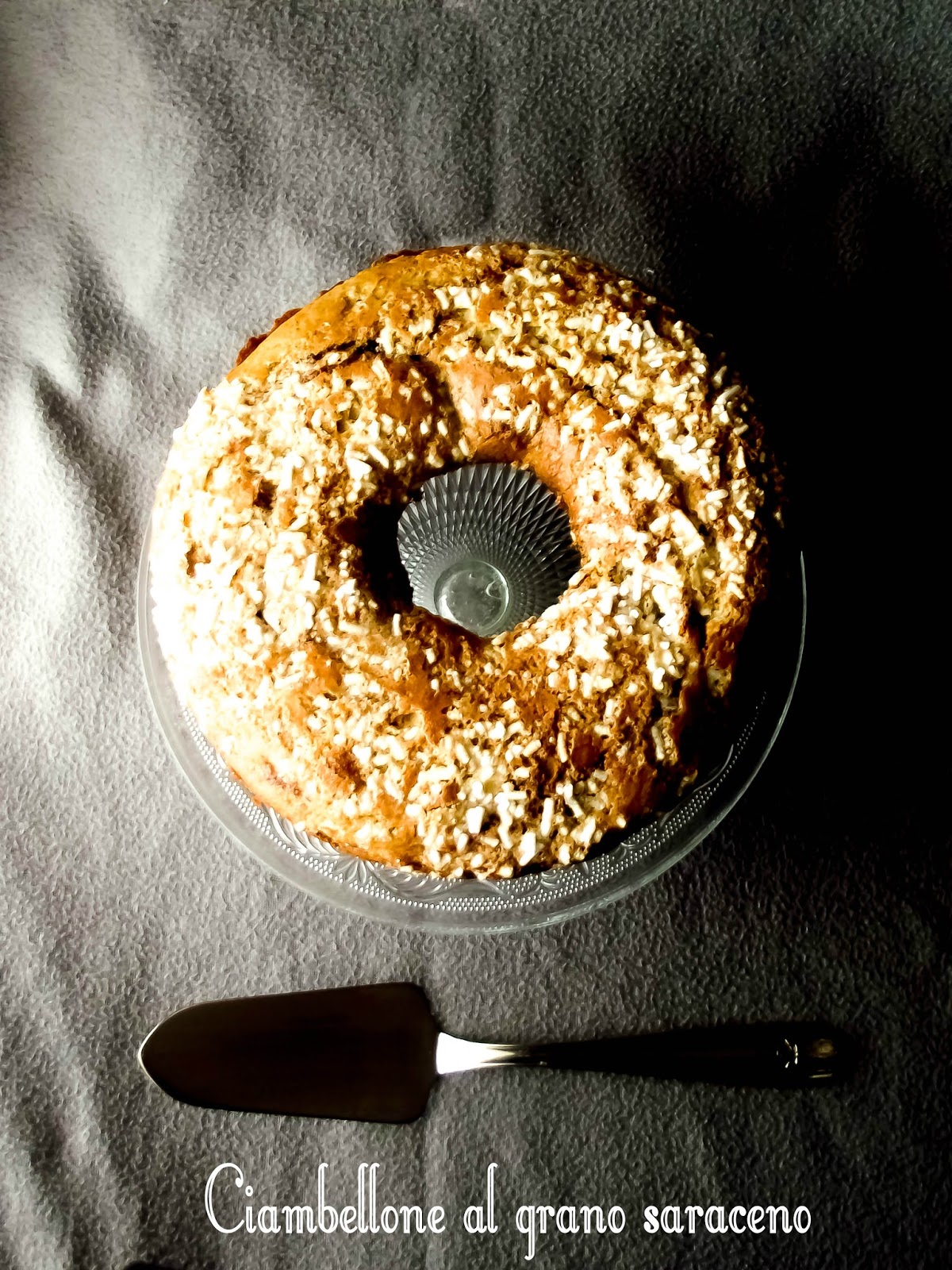Ciambellone rustico al grano saraceno e di pipponi post quaresimali