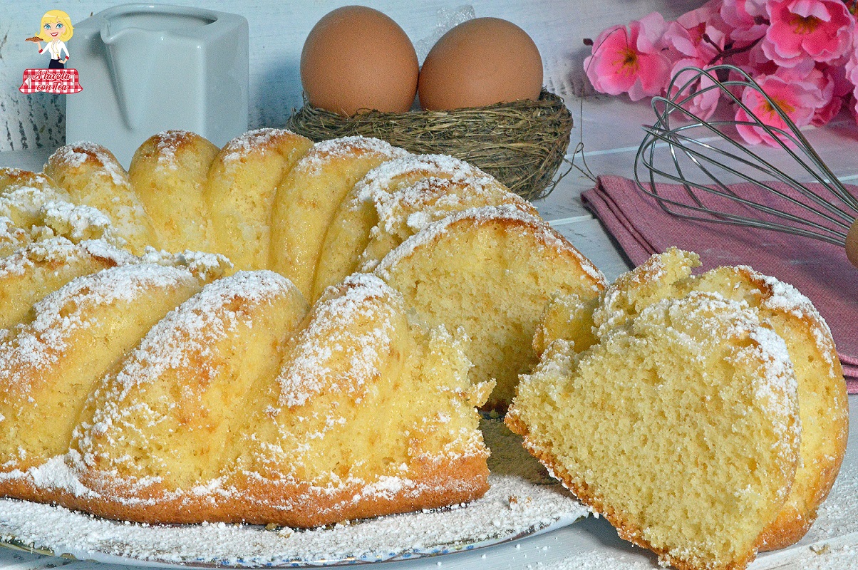 Ciambellone soffice alla panna ricetta facile senza burro