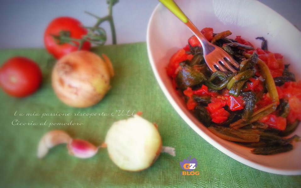 Cicoria al pomodoro saltata in padella