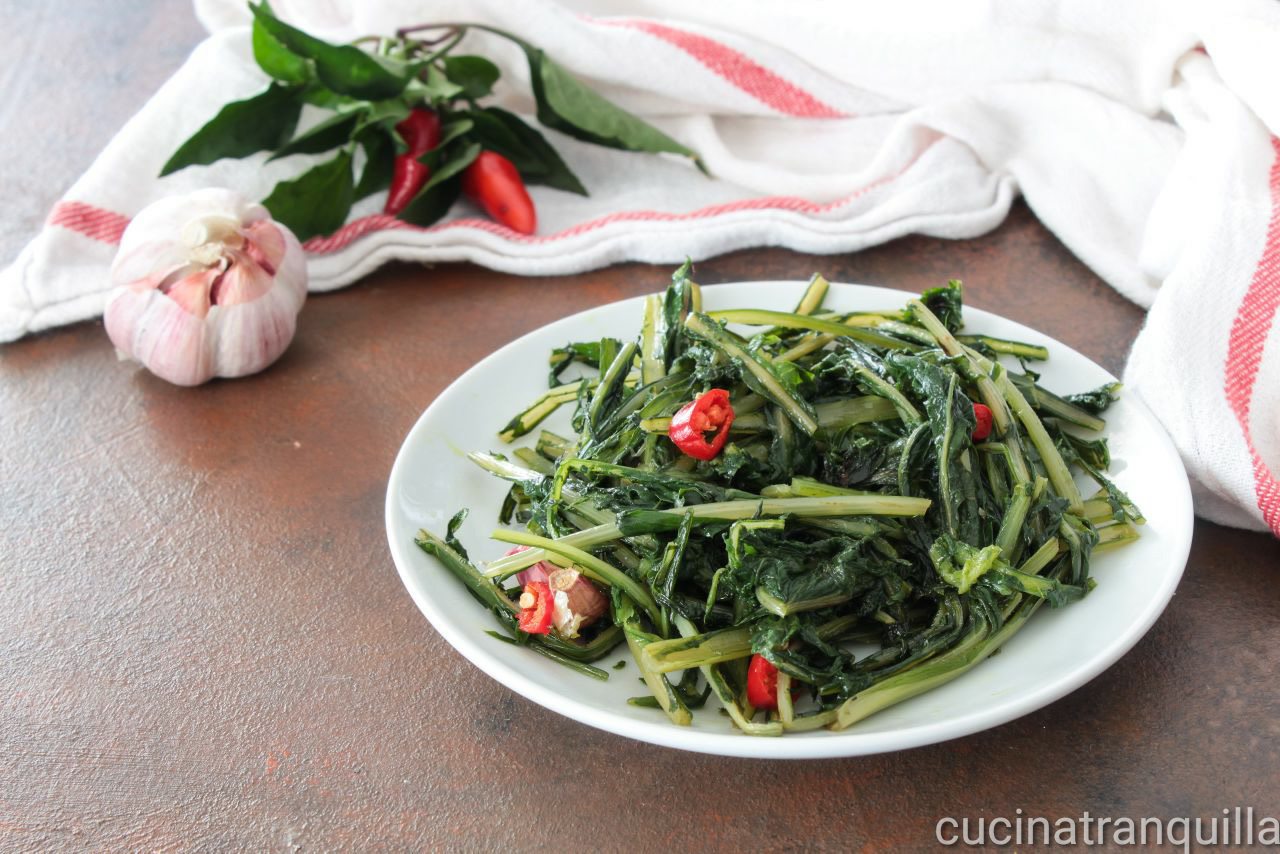 Cicoria ripassata con peperoncino