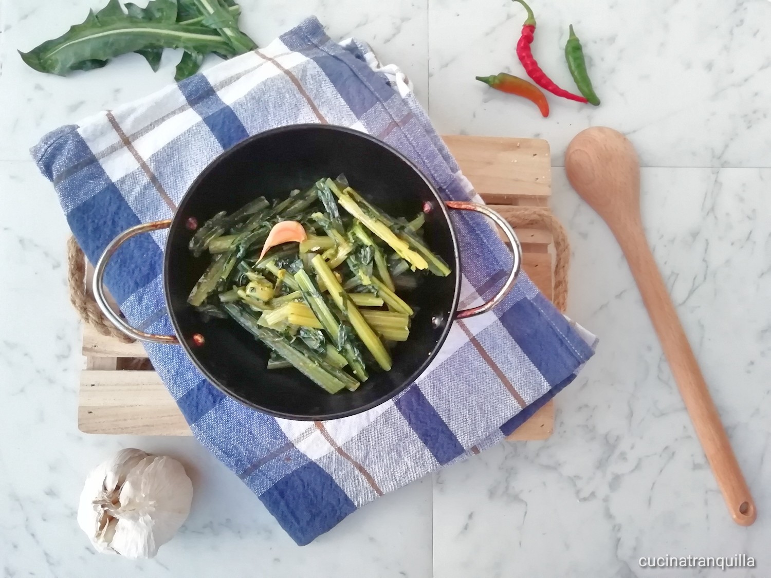Cicoria ripassata in padella